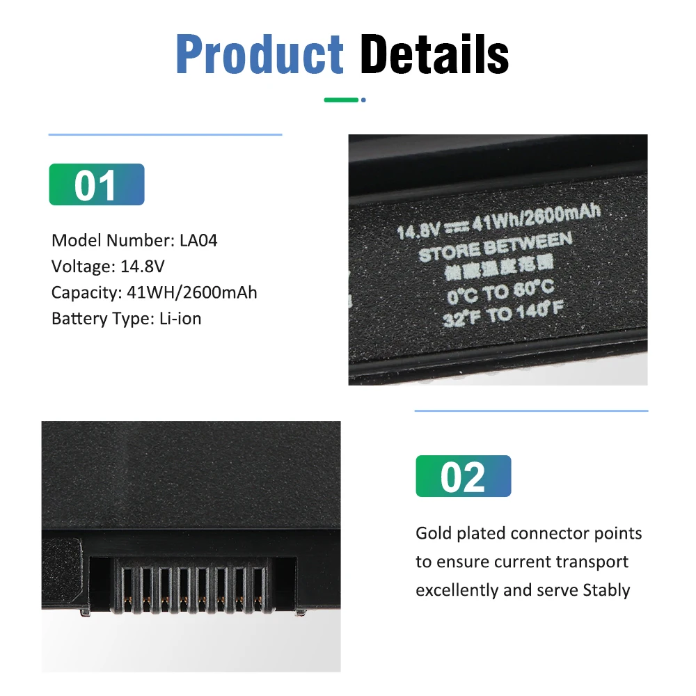 Batería Compatible Con Hp Pavilion 14-ce Celdas Grado A
