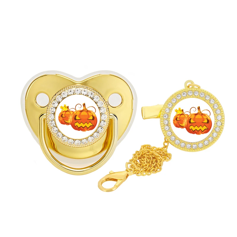 Newborn Pumpkin Printing Pacifiers Pacifiers Babies Teeth Pacifier