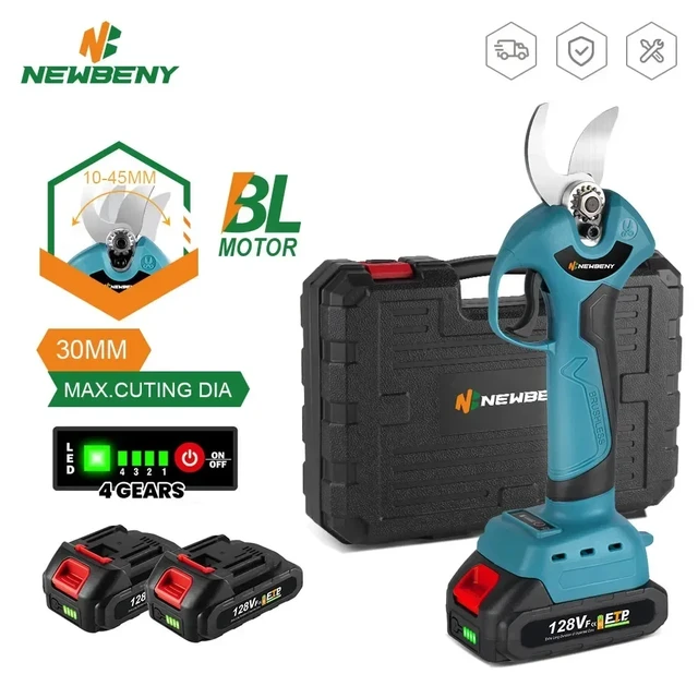 Sécateur électrique sans balais pour Makita, 4 vitesses, sans fil,  déterminer les libandu verger, élagage des branches d'arbres,  coupe-branches, batterie 18V, 45mm - AliExpress