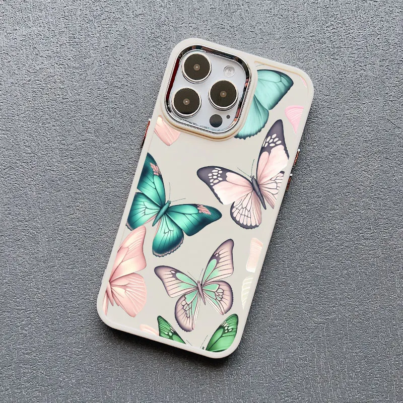 Elegant Butterfly Silicone Phone Case - New Fashion Cover