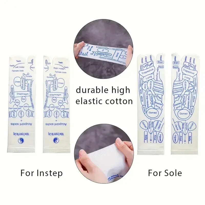 Massage Relieve Tired Feet Socks Acupressure Foot Massager Reflexology Socks Foot Acupoint Massage Tool Physiotherapy Foot Care 3