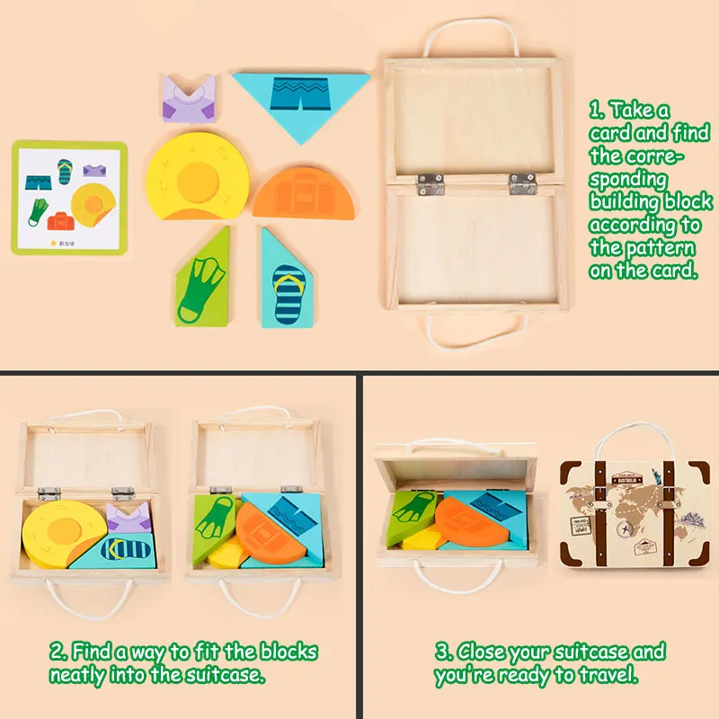 Montessori Kids Travel Puzzle Game 4