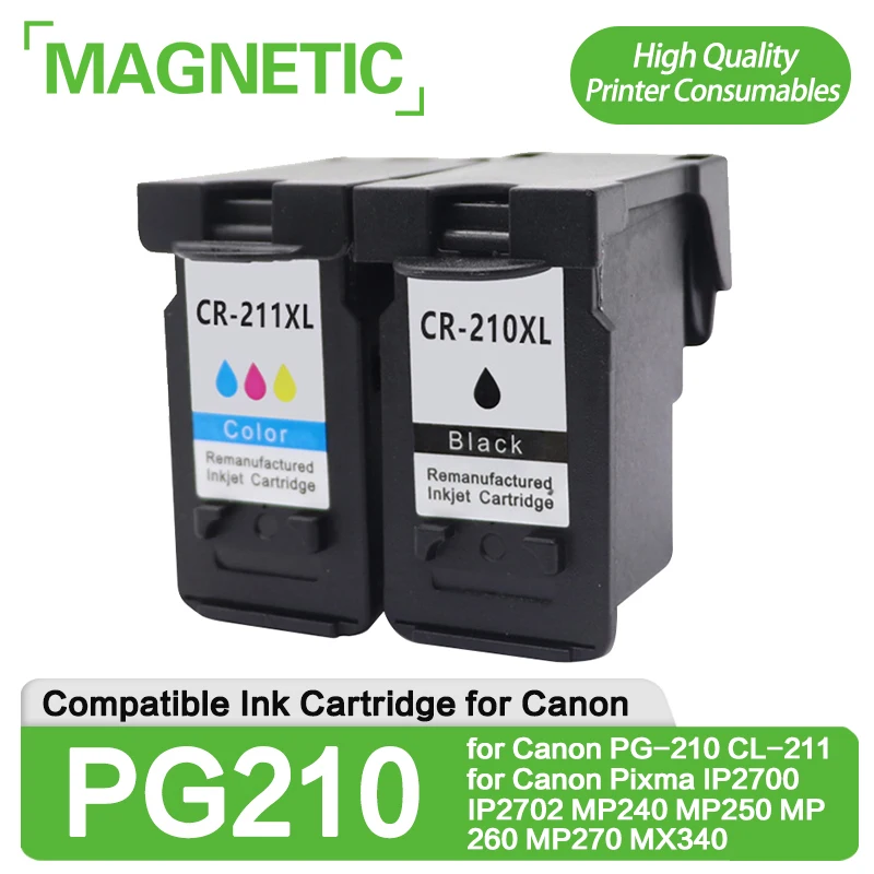 

Картридж чернильный PG210 PG 210 CL211 XL, 2 шт.
