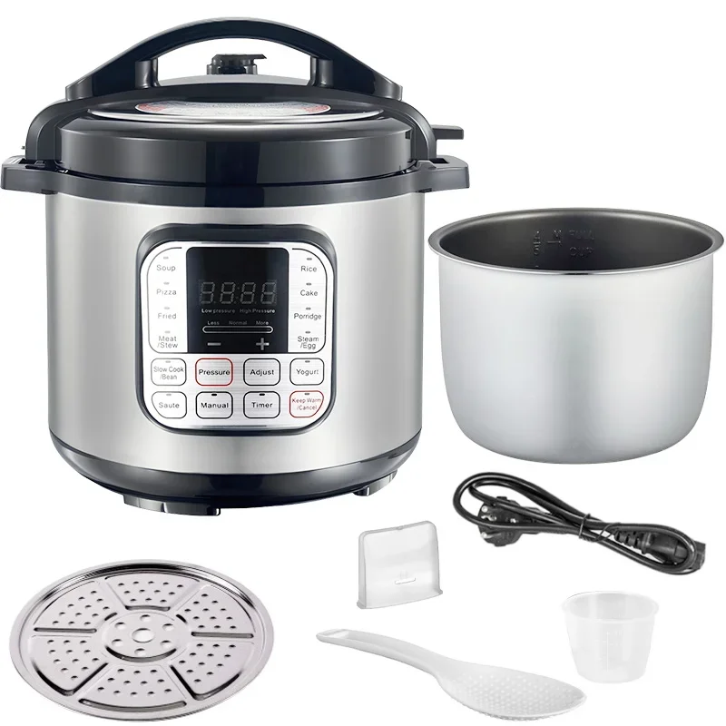 Електрична скороварка 220 В 5 л з мультиваркою Рисоварка Йогурт Яєчний сорт Пароварка, стерилізатор і підігрівач Кулінарна машина