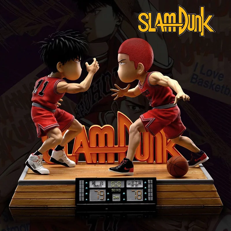 

Slam Dunk National Contest Movie Gk Century High Fives Q Version Sakuragi Hanamichi/kaede Rukawa Figure Model Children's Toy