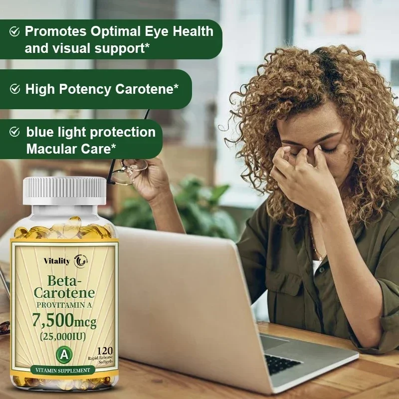 Carotene Capsules 7500mcg-Support Skin And Eye , Protect