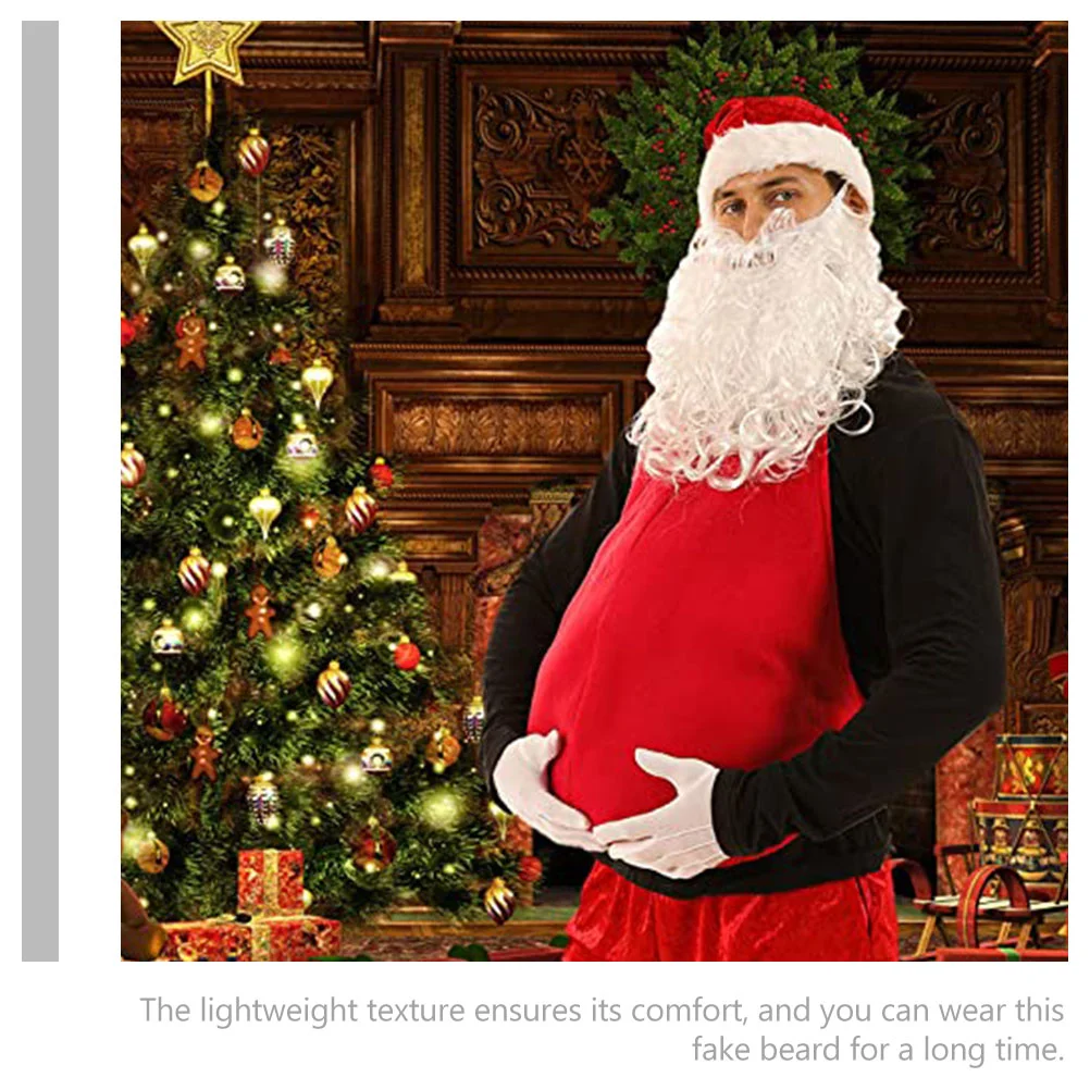 Inflatable Santa Fake Belly Christmas Costumes Accessories Santa Claus Props Xmas Party Supplies Cosplay Costumes