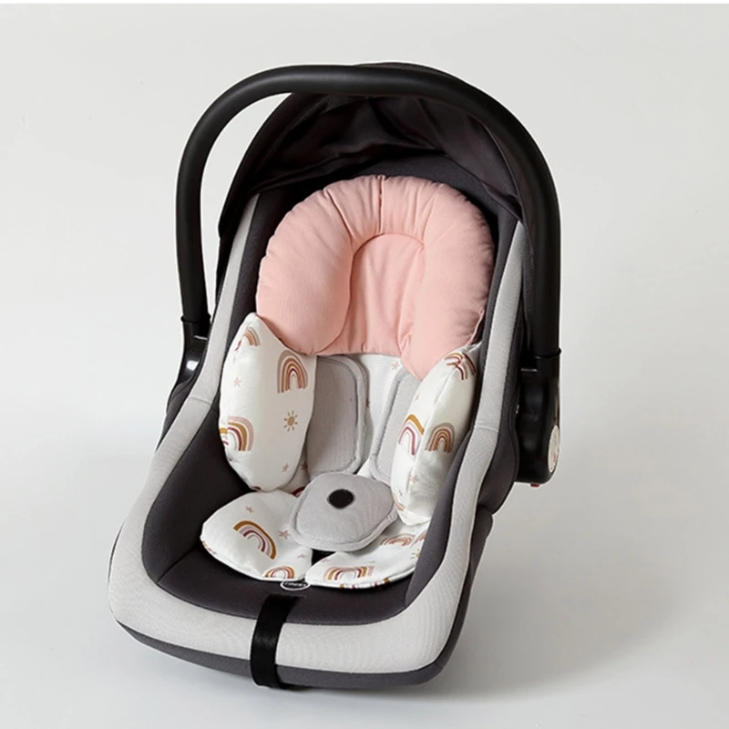 Kinderwagen Sitzkissen Zubehör Baby Kopf Hals Stütz kissen Pad atmungsaktiv Neugeborenen Kinderwagen Sitz bezug Einsatz