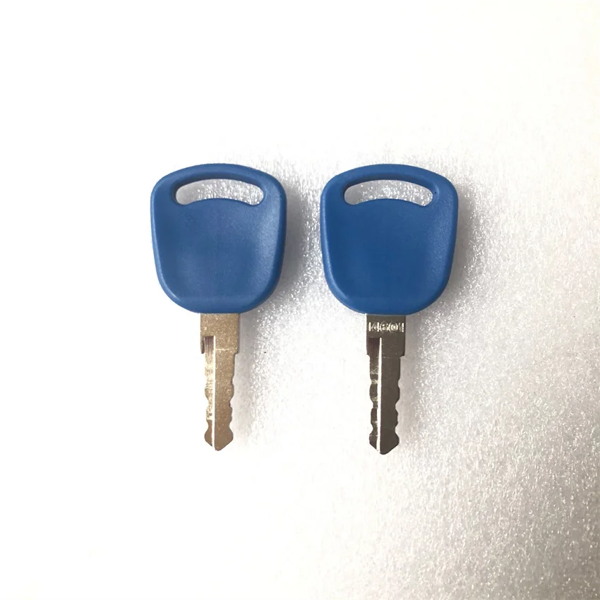 

2Pieces 14601 Key For New Holland Excavator Grader Dozer Heavy Equipment