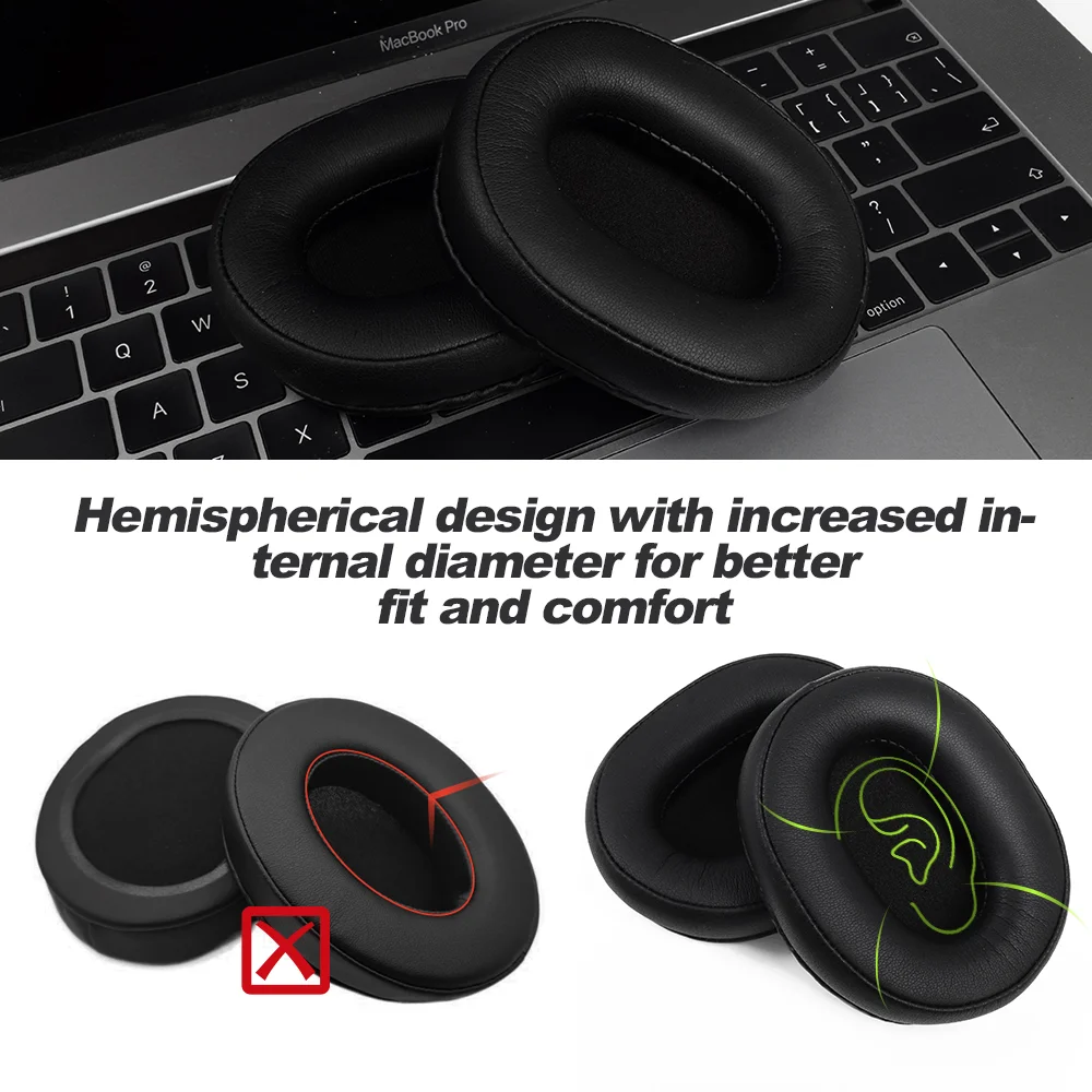 Earphone pads Turtle Beach 500P 450 50X PX4 Recon replacement Earpads Mesh cloth Memory Covers Sponge Soft Protein Accessories