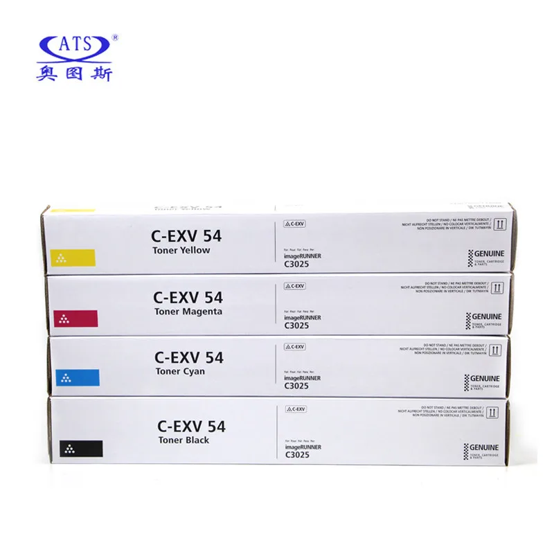 Lot De 4 Cartouches Toner Canon C-EXV 47 – Originales – Cyan, Jaune, Magenta, Noir – Laser