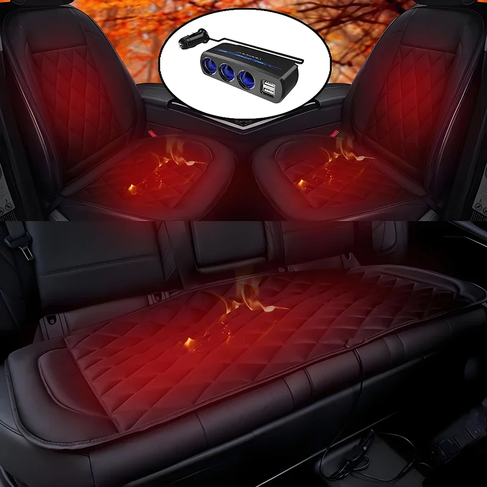 12V Smart Heated Car Seat Cushion Fast Heating