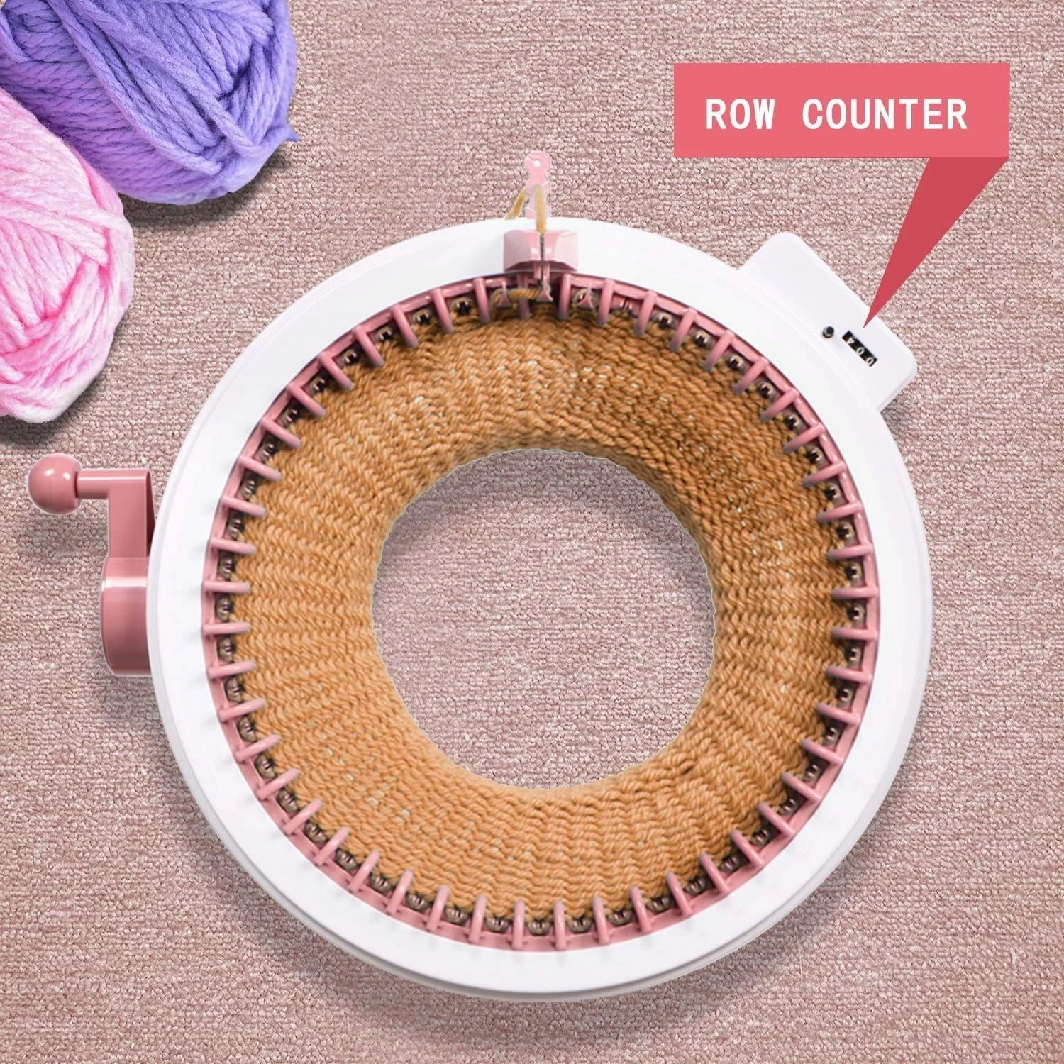 48 Needles Knitting Machine Breimachine Creative Manual DIY Loom Sentro Knitting Machine Tricoter Sewing Hat Sock Lazy Artifact knitting supplies knitting craft supplies knitting loom knitting machine