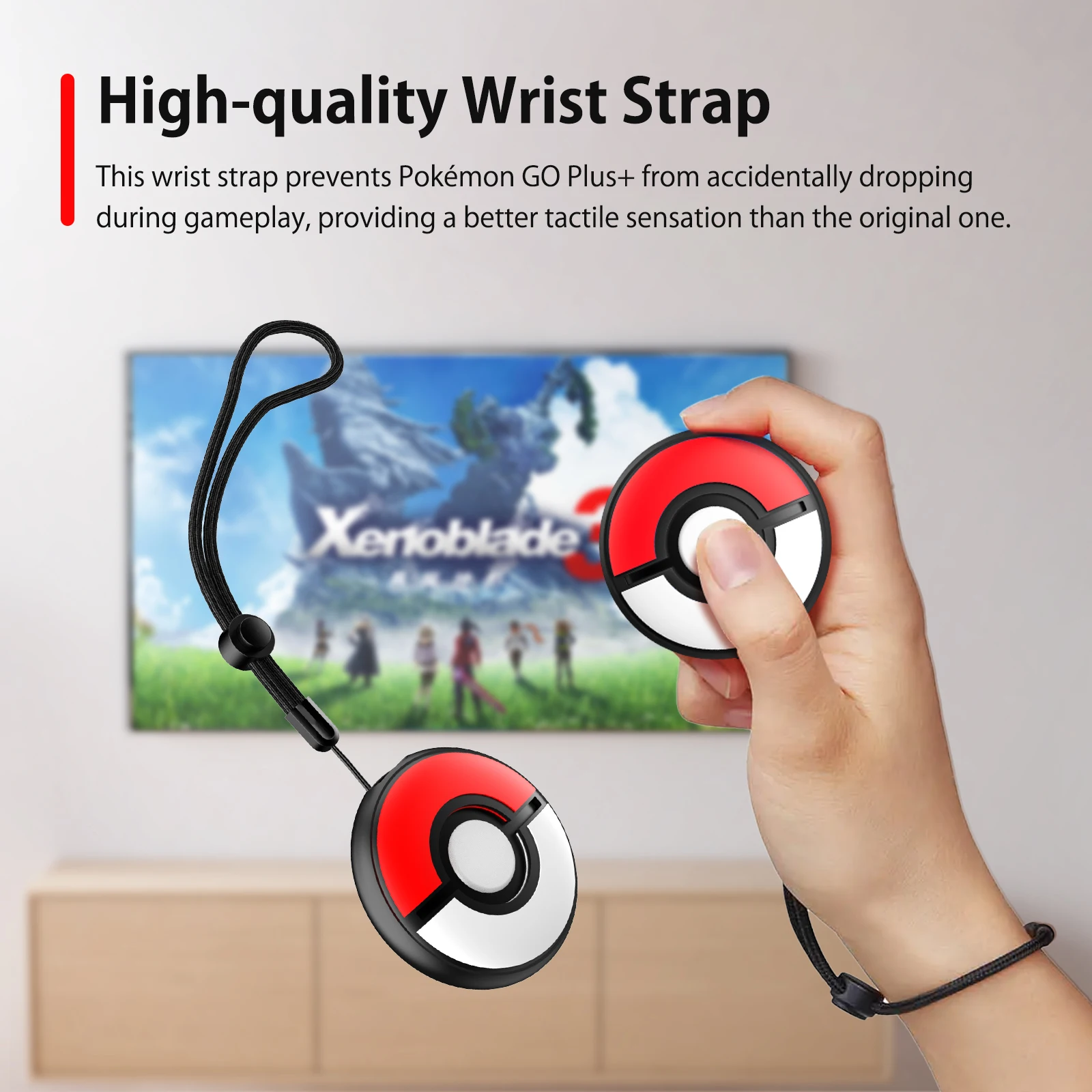 Juste en silicone souple pour Pokemon GO Plus, étui de protection, boîte de rangement portable avec dragonne, accessoires