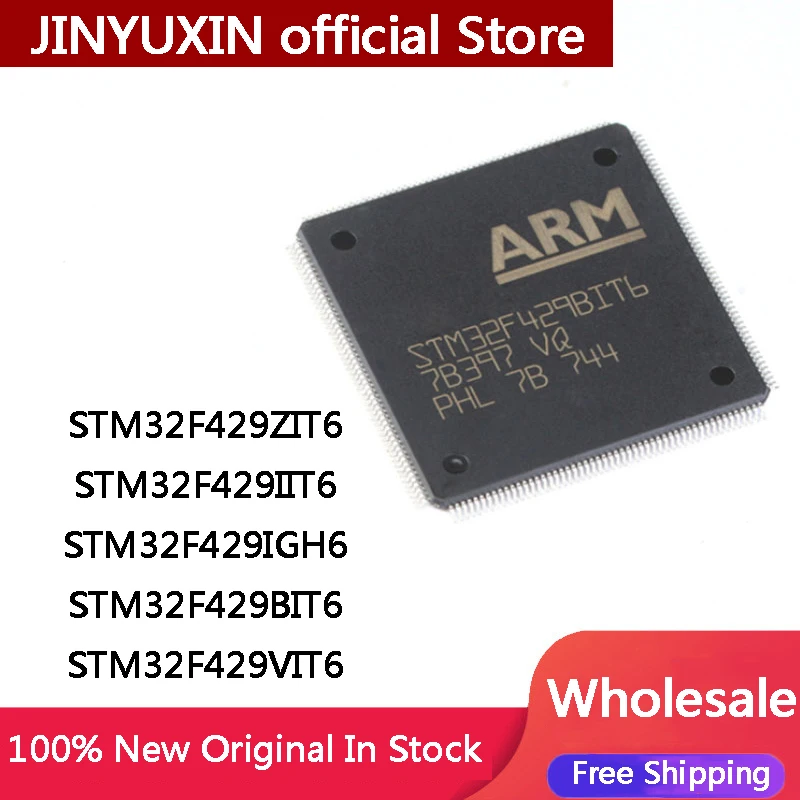 

Интегральная микросхема stm32f429при 6 STM32F429IIT6 STM32F429IGH6 STM32F429BIT6 STM32F429VIT6 STM32F429, оптовая продажа