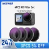 NEEWER ND Filter Set Compatible with DJI Osmo Action 4, 4 Pack ND8/PL ND16/PL ND32/PL ND64/PL ND/CPL Filters Kit Action Camera 1