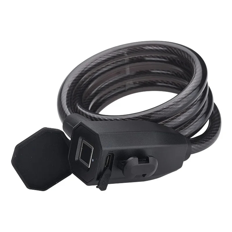 The product can be customized. Bicycle lock anti-theft password lock fingerprint bluetooth chain