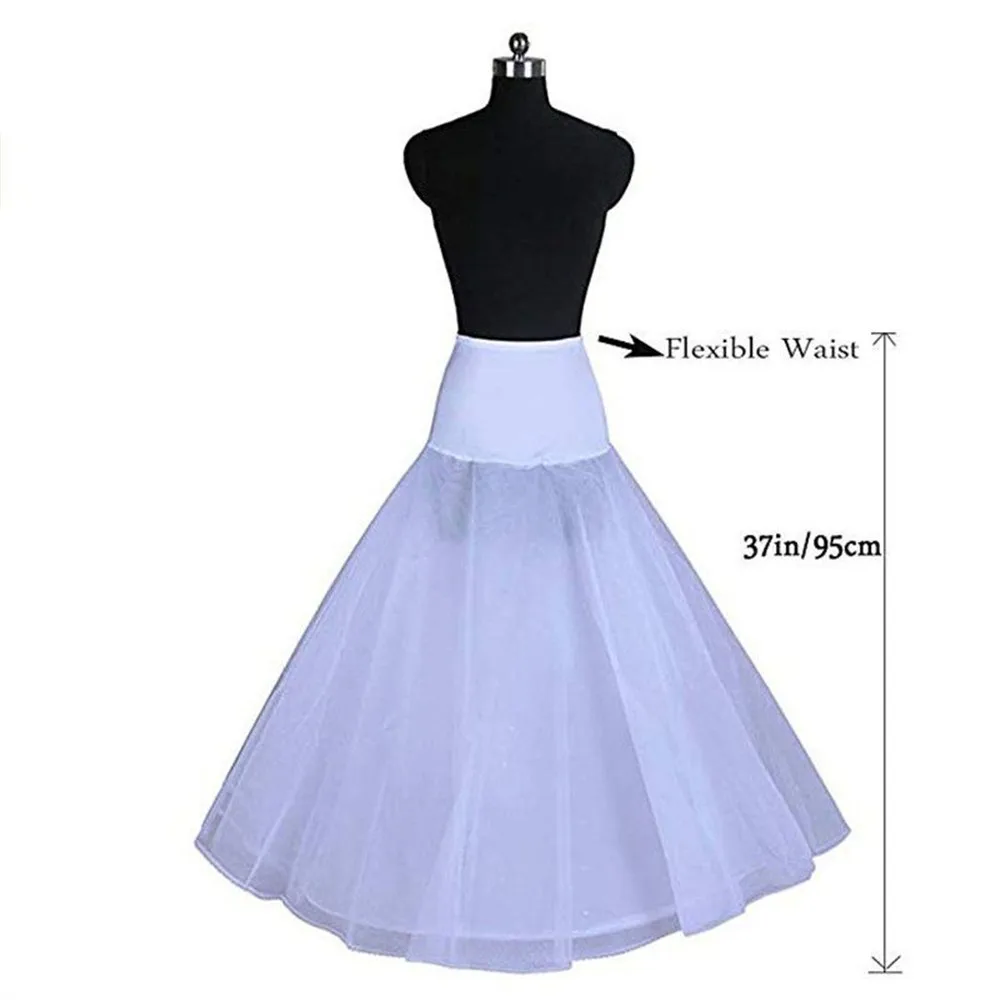 Wedding Gown Petticoat 6 Hoops A-Line Floor Length Gown Underskirt Crinoline Women wedding underskirt wedding petticoat petticoat underskirt petticoat skirt