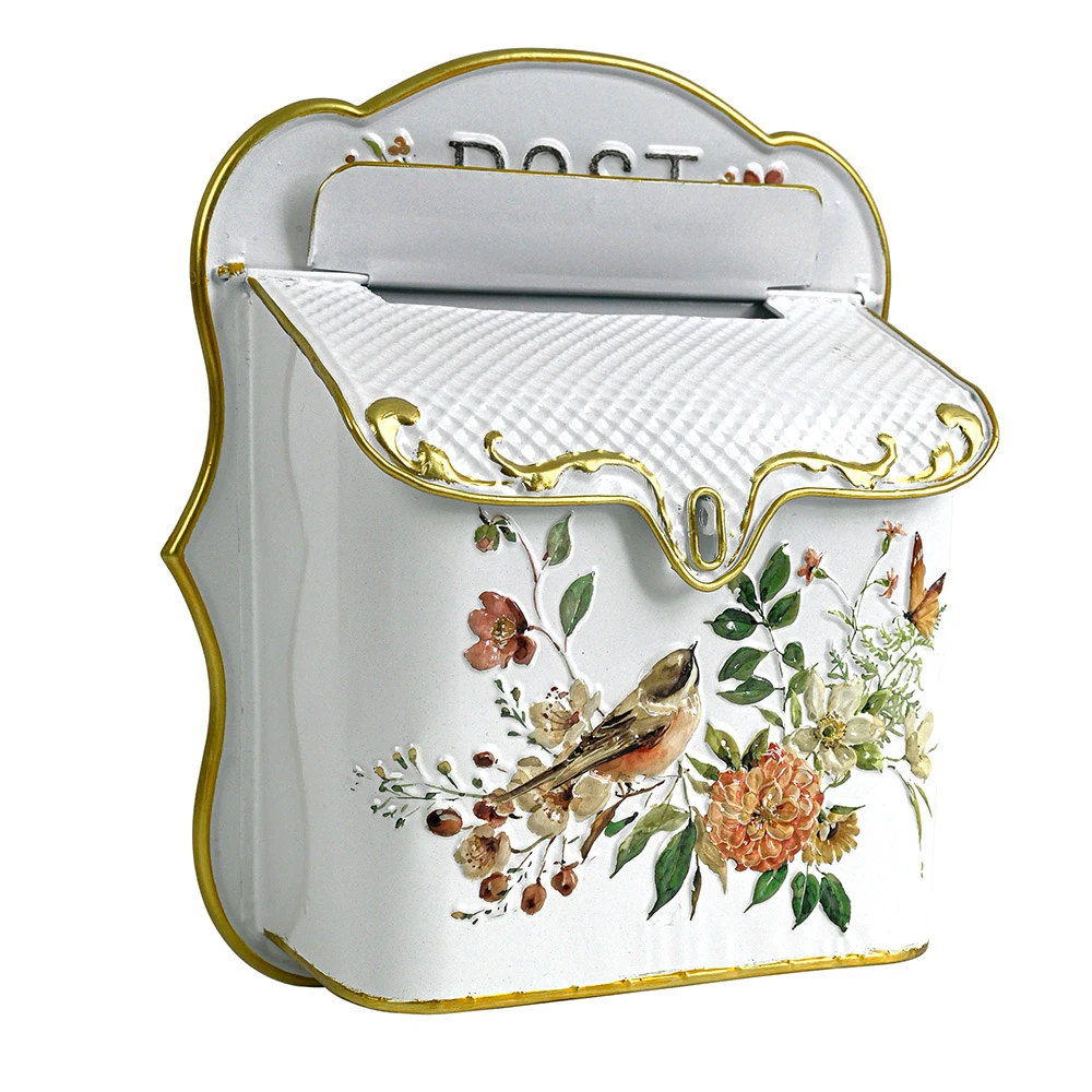 Wall Mounted Letter Box | Outside Post Mailbox | Vintage Decoration ...