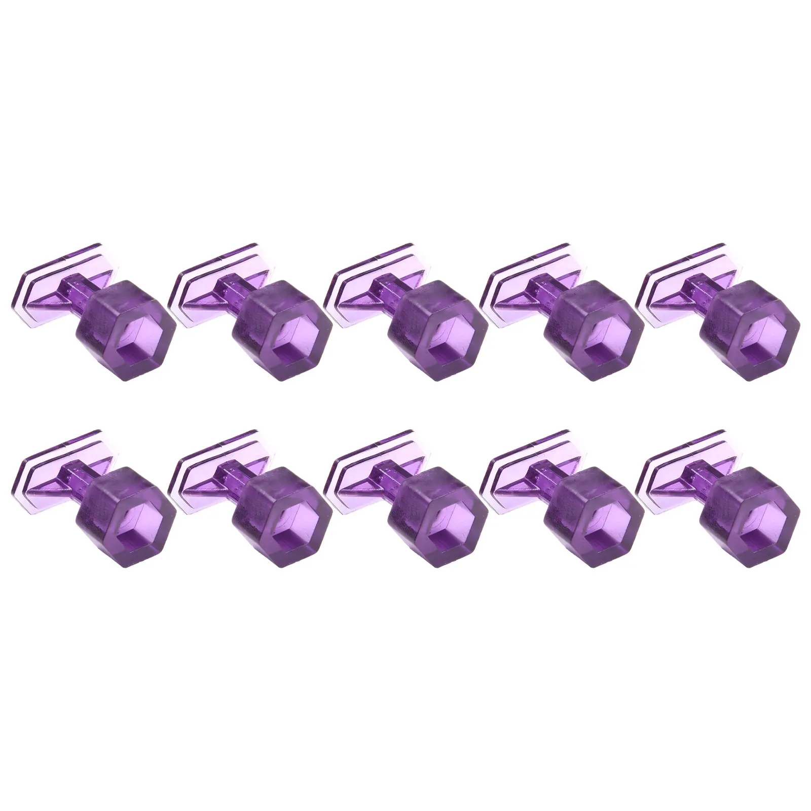 10 Pcs Purple Puller Tabs Paintless Dent Repair Tabs Glue Pulling Tabs Kit Puller Tabs Work With Dent Puller And Hot Melt Glue 4pcs car bod aluminum glue pulling puller tabs paintless dent hail repair tools