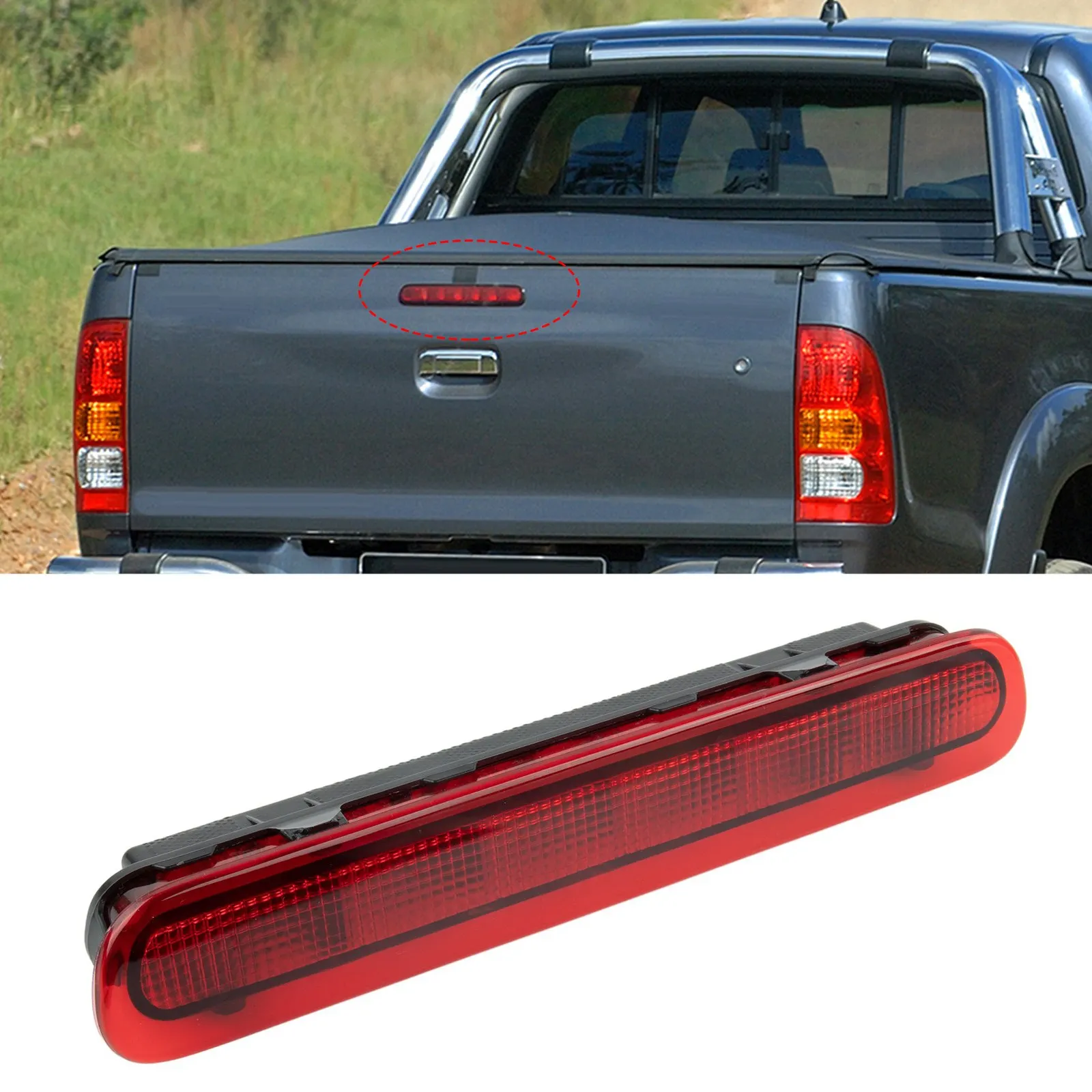 

12V LED Third Brake Light For Toyota HILUX Vigo 2005 - 2014 81570-0K080 Auto Brake Light Replacement Parts