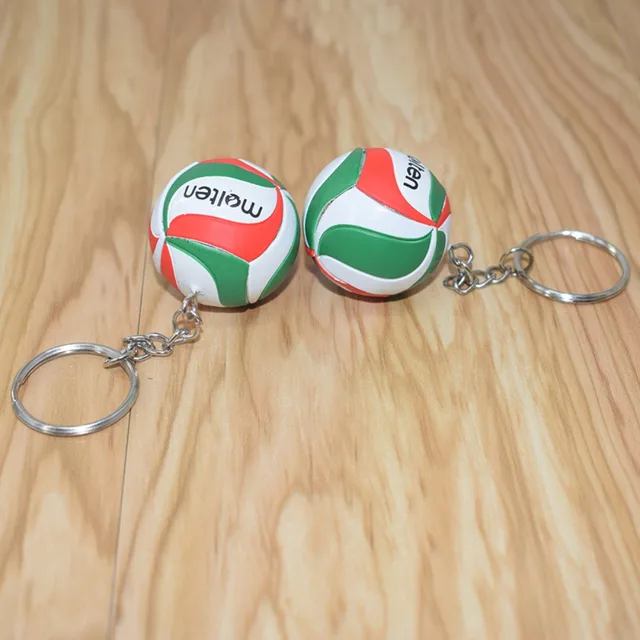 1Pc PVC Volleyball Key Chain Mini Ball Creative Cartoon Sports Keychain Souvenir Beach Ball Car Keyring Boyfriend Gift Accessory 4 1Pc PVC Volleyball Key Chain Mini Ball Creative Cartoon Sports Keychain Souvenir Beach Ball Car Keyring Boyfriend Gift Accessory 4