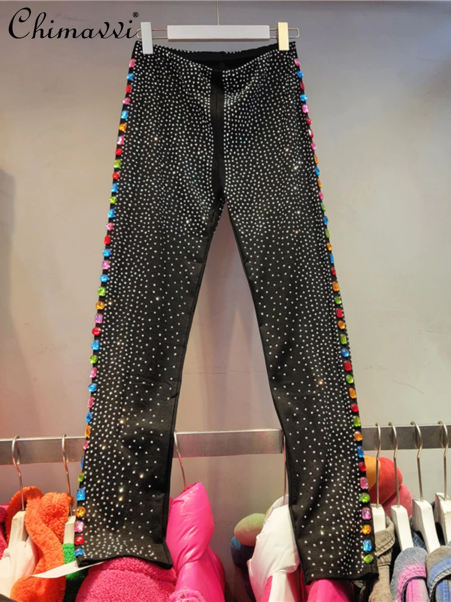 stazione-europea-autunno-inverno-new-heavy-hot-drilling-side-color-strass-leggings-fashion-slim-streetwear-leggings-per-le-donne