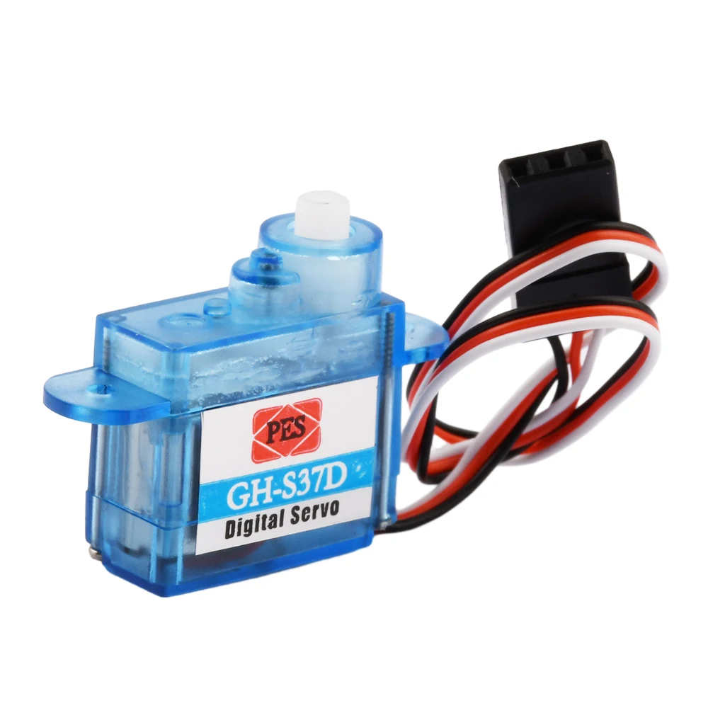 Vue de côté du Micro Servo 3.7g GH-S37D Numérique montrant son boîtier compact