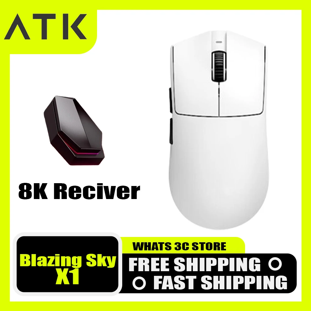 

Atk Blazing Sky X1 Wireless Liekong X1 Mouse Dual Mode 8k Reciver Paw3950 Ergonomics 36g Esports Mice Pc Accessories Vorlant Man