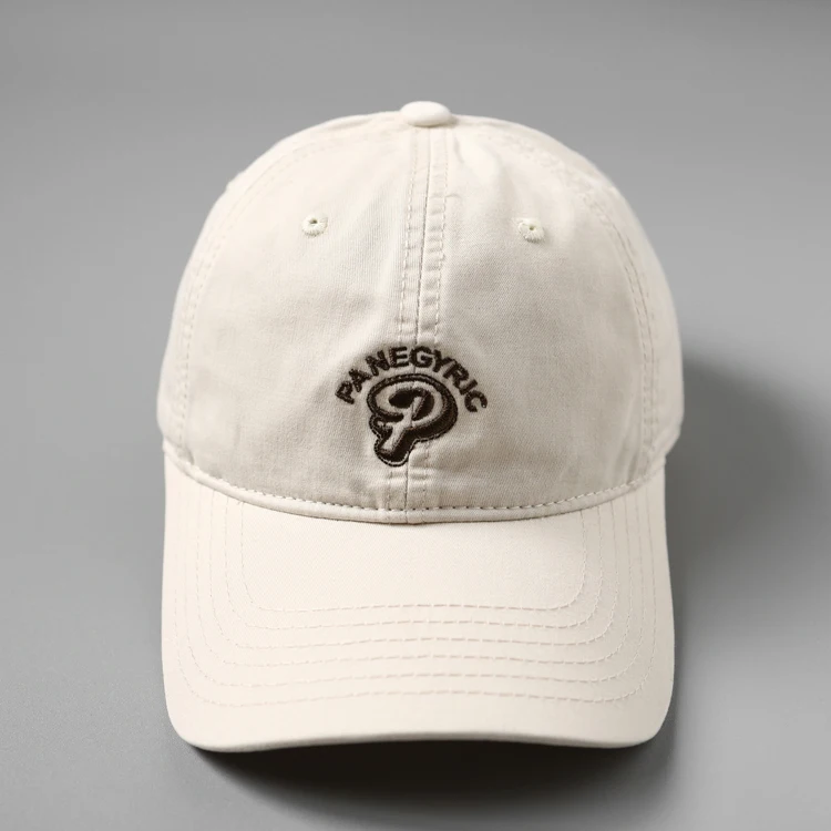 Soft Top Letter Embroidery Washed Cotton Peaked Cap Female Japanese Leisure All-Matching Sun-Proof Baseball Cap Male summer soft top letter embroidery face looking small baseball cap female versatile vintage sunshade couple peaked cap street