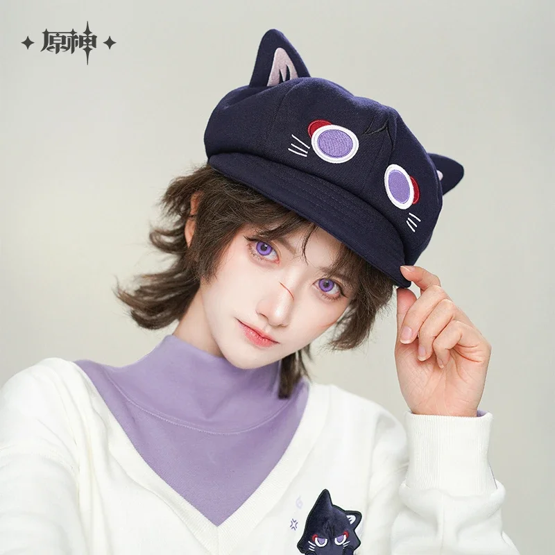 

In Stock GS Impact Official Merch Wanderer Fairy Tales Cat Hat Octagonal Cap