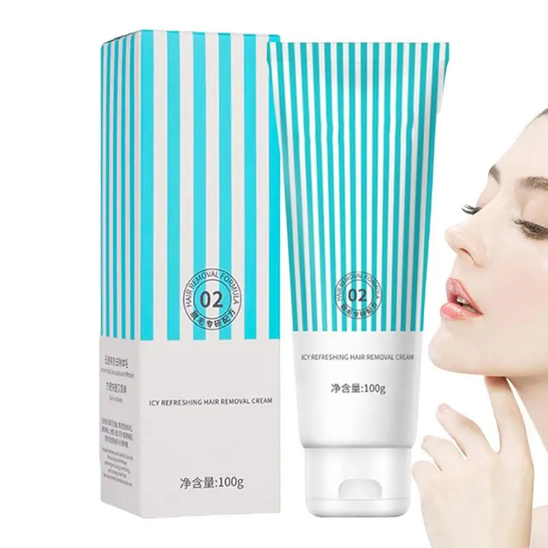 

Natural Facial Hair Removal Cream For Women Men Safety Hair Remover Gentle & Soothing Lip Body Hair Remover