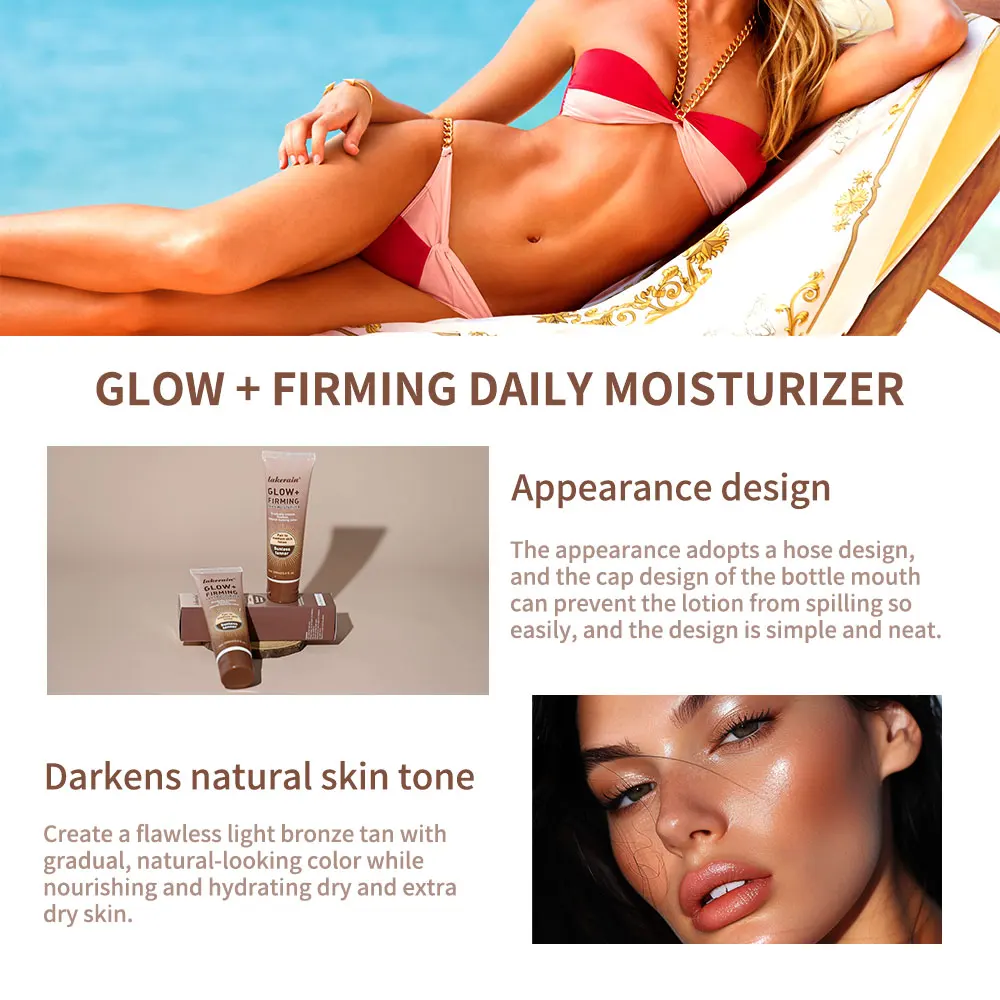 Intensive Self Tanning Lotion Self Tanner Flawless Self Tanning Lotion Fake Tan Sunless Tanner For Face And Body Does Not Block 5