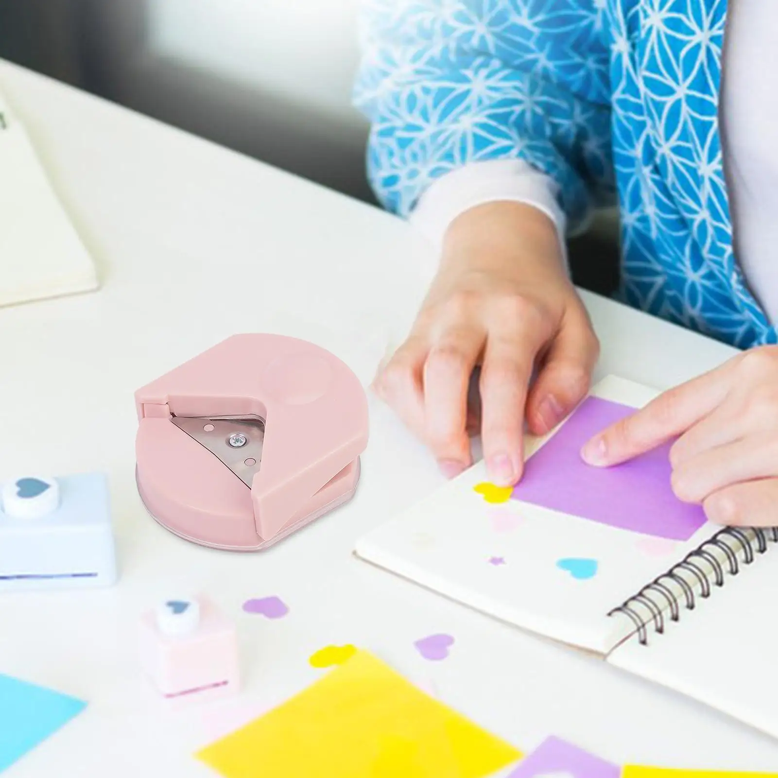 Taglierina per Angoli Arrotondati, Perforatrice per Carta, PVC, Foto e Biglietti da Visita, per Progetti Fai-da-Te e Scrapbooking - immagine 5