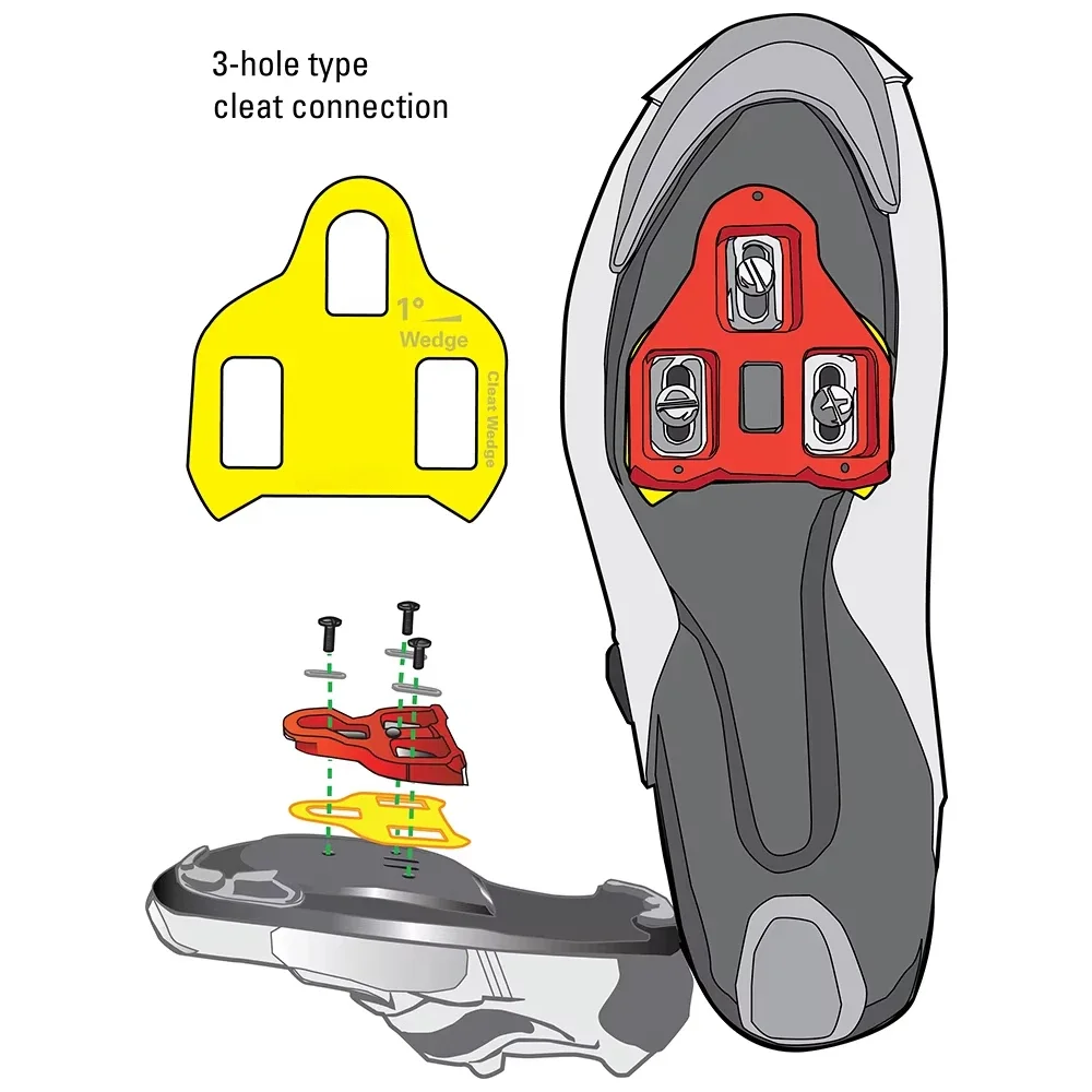 Cunei per tacchette BikeFit per pedali Shimano SPD-SL - immagine 3