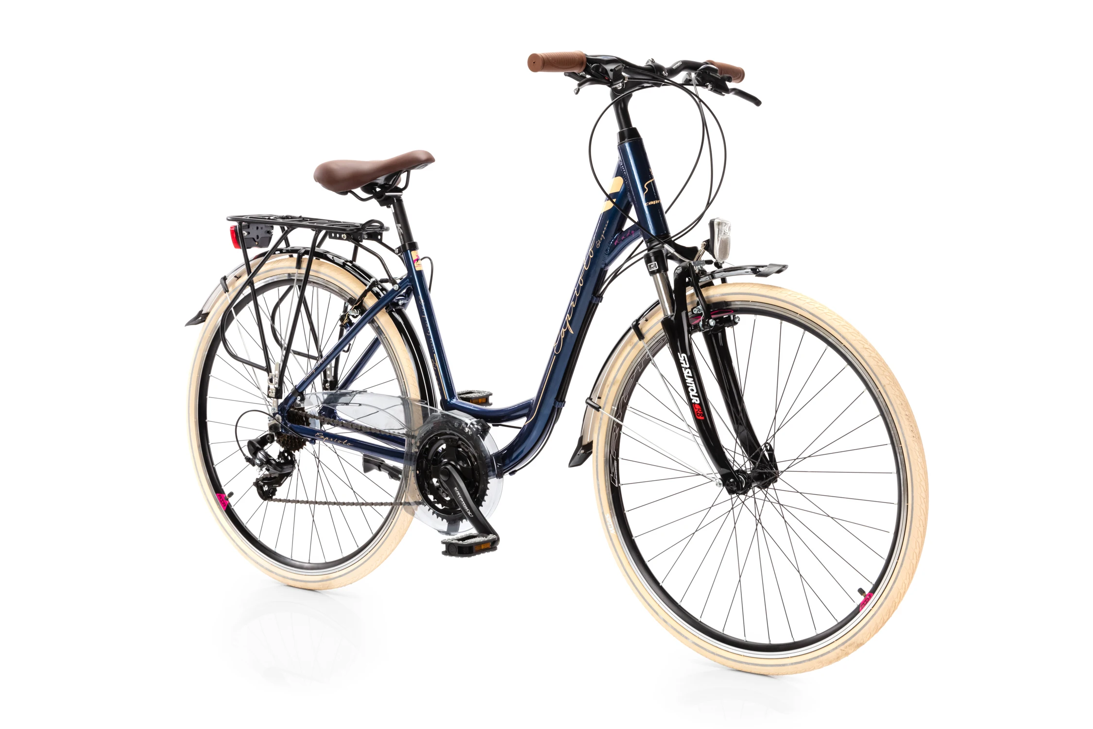 Велосипед CAPRIOLO TOURING ELEGANCE LADY рама сталь 18'' колёса 28'' (синий) |