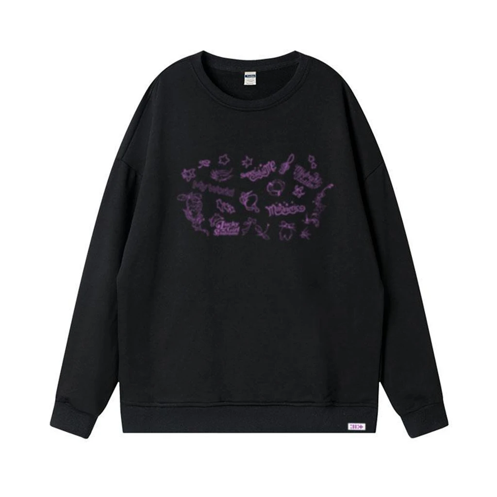 Autumn Women's Hoodie Y2K ILLIT Song Super Real Me Cotton Sweatshirt Men Women Fashion Harajuku Pullover Clothing