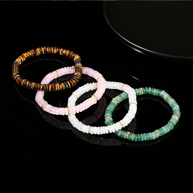 Semi-Precious Stone Beaded Strand Bracelet - Image 3