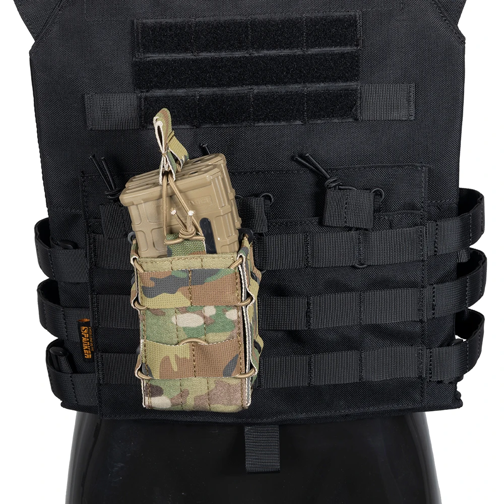 EXCELLENT ELITE SPANKERM4 Magazine Pouch Tactical Double Mag Bag Molle Hunting Military Cartridge Bag Gun Accessories