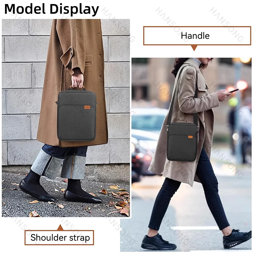 Bolsa Protetora à Prova de Choque Capa Multi Bolsos Bolsa para Ipad Samsung Xiaomi Bolsa para Tablet de a 13 - Imagem 3