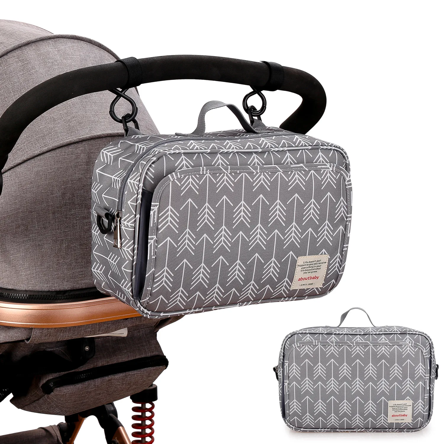 

Новая сумка для подгузников, сумка-Органайзер для детской коляски, многофункциональная сумка для кормления мам
