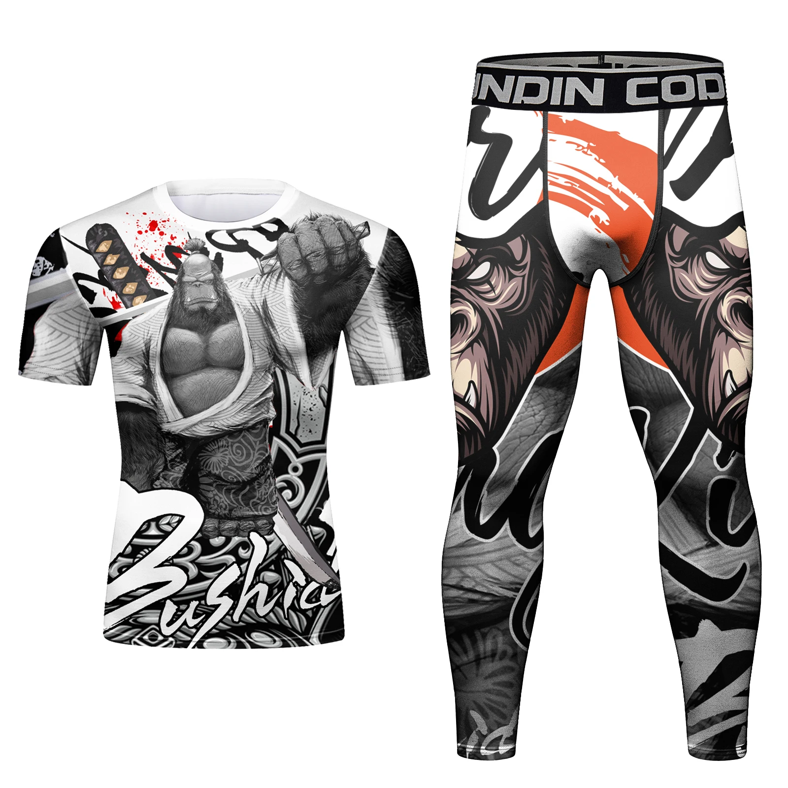 Cody Japanese Style Grappling  Jiu jitsu gi Rashguard bjj T-shirts MMA Shorts Westling Gym Suit Boxing Kits Male Track Suit 2