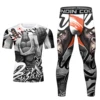 Cody Japanese Style Grappling  Jiu jitsu gi Rashguard bjj T-shirts MMA Shorts Westling Gym Suit Boxing Kits Male Track Suit 2