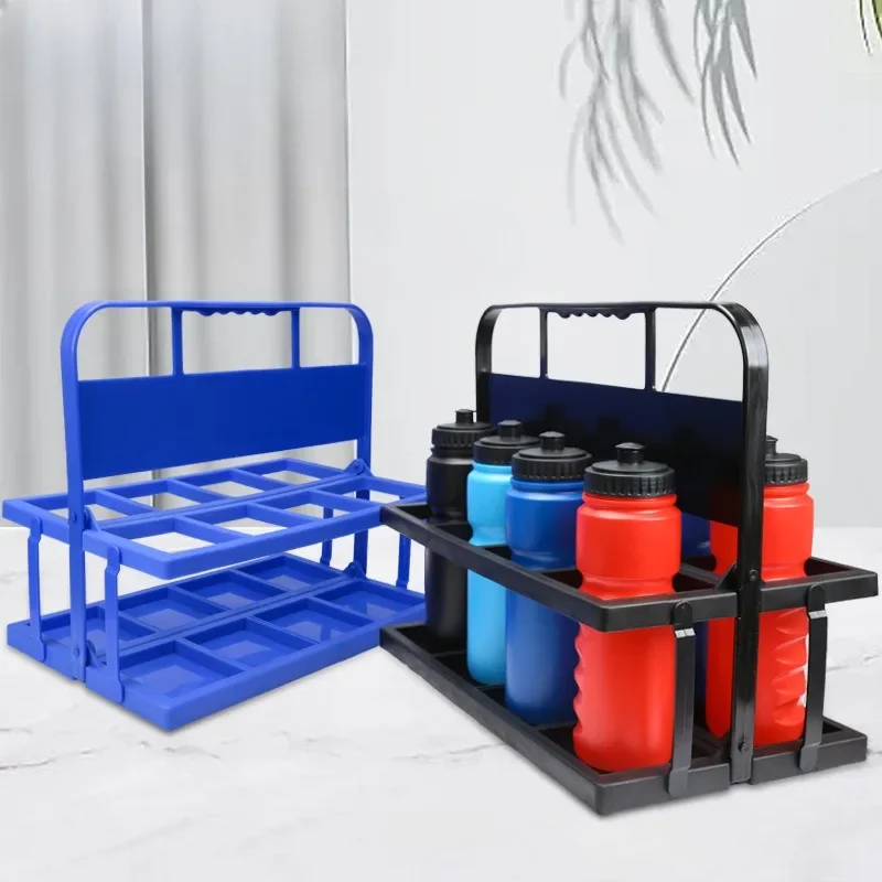 

Портативный держатель для чайника, Складная спортивная корзина для чайника, держатель для чашки с водой, восемь отверстий, принадлежности для футбольных тренировок