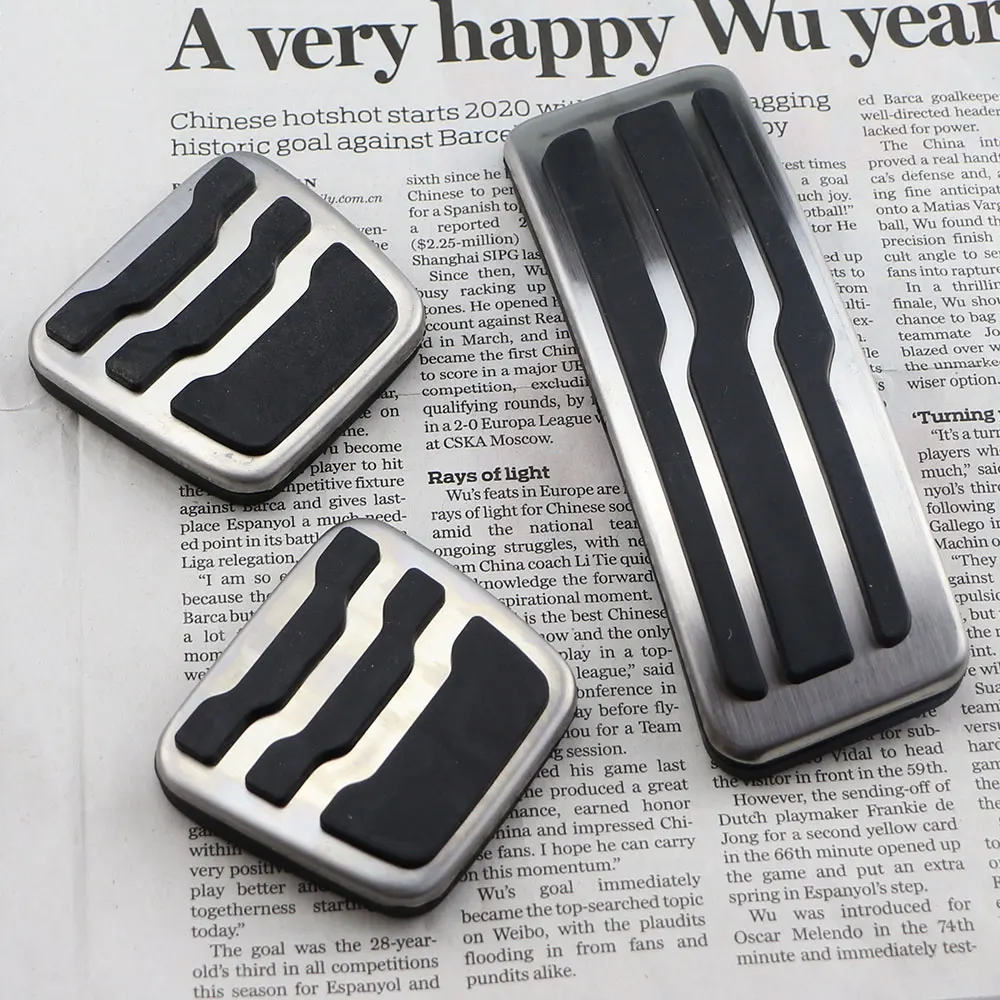 Edelstahl Pedale Für Ford Everest & Ranger 2015-2021 - Gas, Bremse & Kupplungsabdeckungen