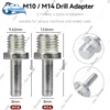 M3 M6 M10 M14 Hex Connecting Adapter Thread Conversion Rod Electric Drill Angle Grinder Screw For Backing Pad Polishing Disc 3