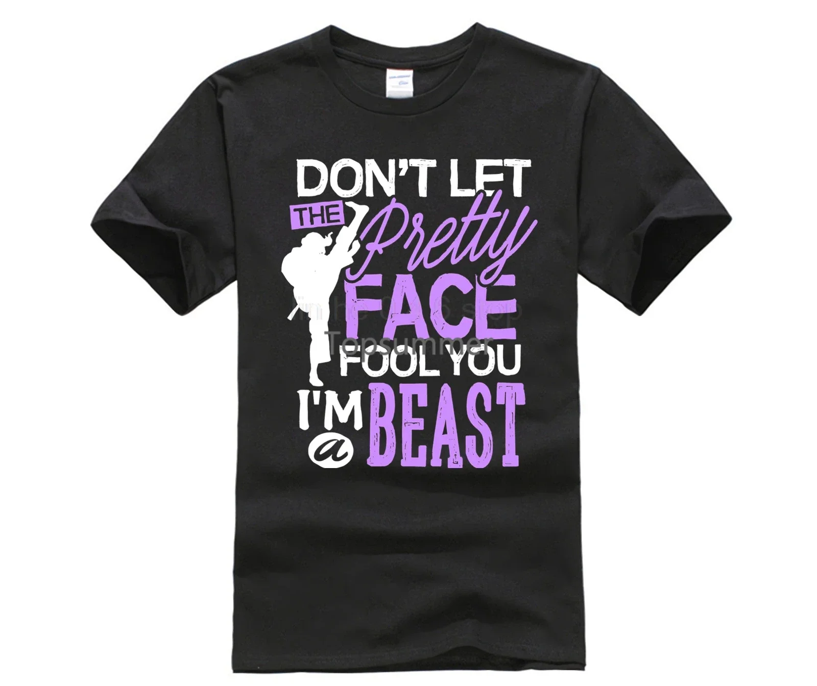 

Taekwondo Shirt Don'T Let The Pretty Fool You Karate Girl Sh Quality T Shirts Men Printing Short Sleeve O Neck Tshirt