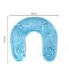 Cold and Hot Compress Gel Shawl Neck Scarf U-shaped Neck Cooling Wrap Ice Shoulder Protector Reusable Long Lasting for Sports 4