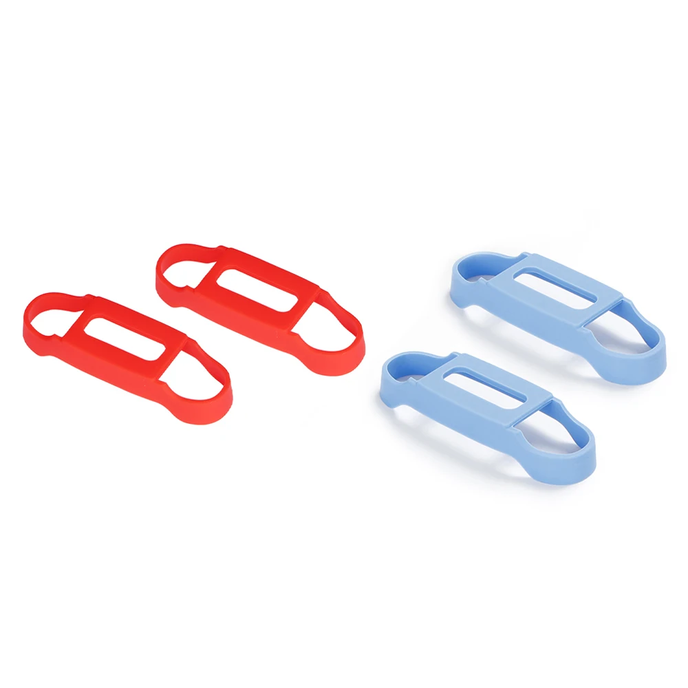 blue red