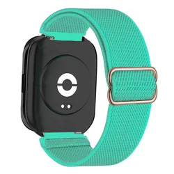 Elastic Nylon Braided Watch Band Loop - Unisex Sports Strap - Amazfit Bip5 6 (MintGr)